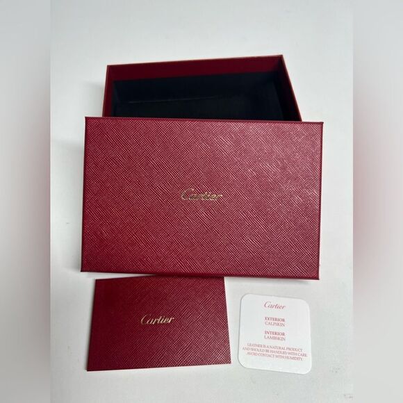 Cartier Box with Dust Bag Sleeve (Empty) 5,5”x3,5”x2” - Picture 3 of 6